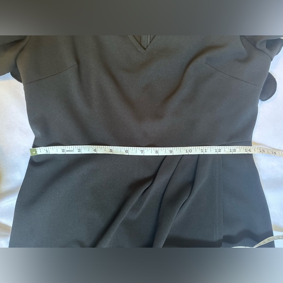 IHOT Black Wrap Dress With Butterfly Sleeves - Picture 7 of 8